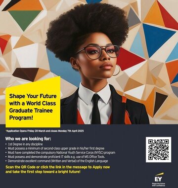 EY is Hiring FY26 Graduate Trainees