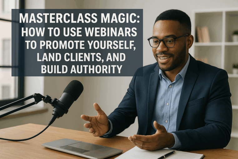 Masterclass Magic: How to Use Webinars to Promote Yourself, Land Clients, and Build Authority