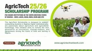 Call for Applications: AgriTech Undergraduate Scholarship 2026 for Nigerian Students (Fully Funded)