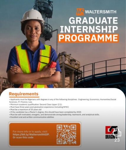 Waltersmith Graduate Internship Programme 2026