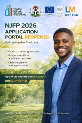 Call for Applications: Nigeria Jubilee Fellows Programme (NJFP) 2026 (₦150,000 Monthly Stipend)