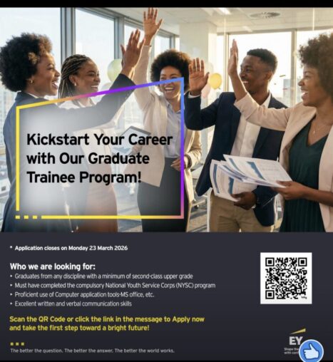 Ernst & Young (EY) Graduate Trainee Program 2027
