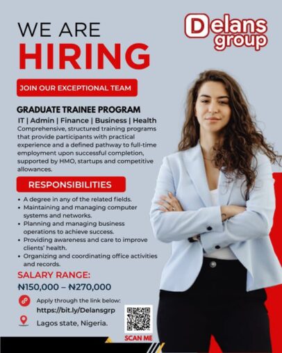 Delans Group Graduate Trainee Program Recruitment 2026