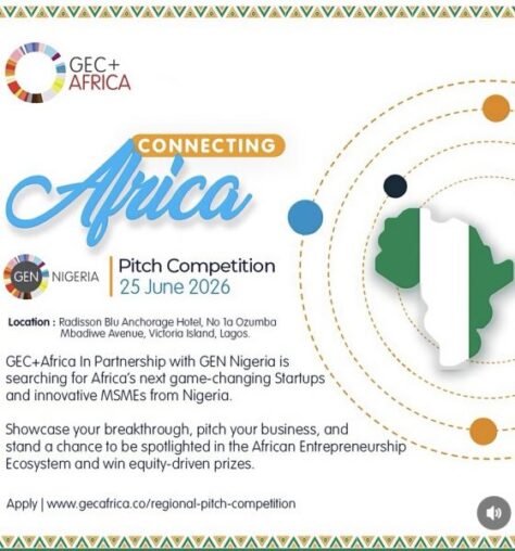Call For Applications: GEC+Africa Nigeria Regional Pitch Competition