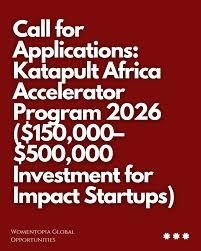 Call for Applications: Katapult Africa Programme for Climate Tech Startups