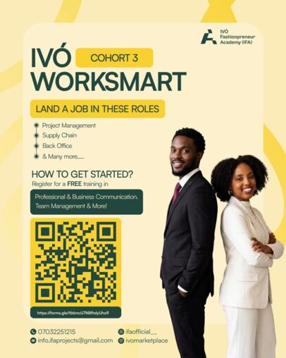 Call for Applications: IVÓ WorkSmart Program Cohort 3 (Free Training & Certification for Abuja Residents)