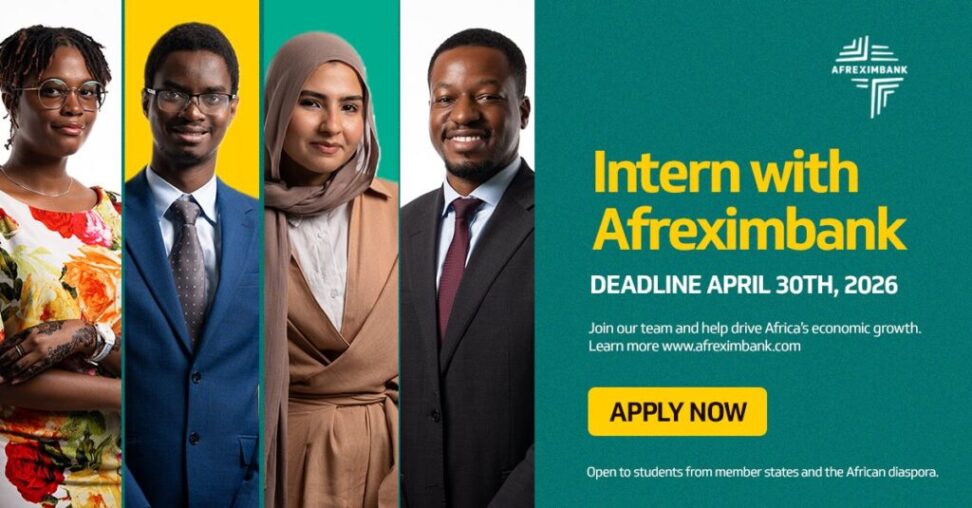 Afreximbank Paid Internship Program 2026 for Young Africans