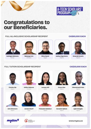 MySCU Awards Over CA$300,000 in Scholarships to African Students, Opens 2027 Global Scholars Applications | Apply Now