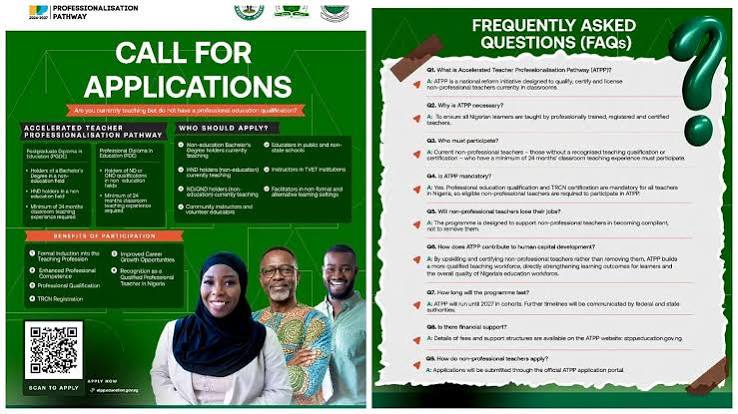 Federal Ministry Of Education ATTP Training Program 2026
