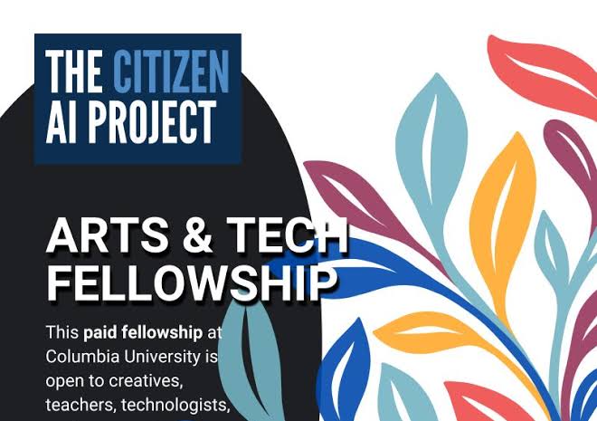 Call For Applications: Citizen AI Arts & Technology Fellowship 2026-2027 | $3,000 Stipend
