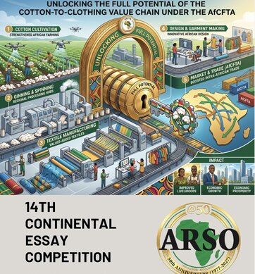 Africa Organization for Standardization (ARSO) 14th Continental Essay Competition 2026/2027 ($USD 2,300 Prize)