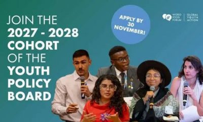 Call for Applications: World Food Forum Youth Policy Board 2027–2028 for Young Leaders